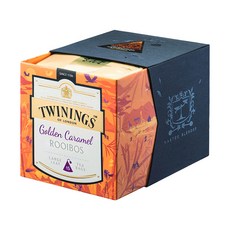 TWININGS 唐寧茶 鉑金系列 琥珀焦糖博士茶，大葉茶包15入，無咖啡因, 2.5g, 15包, 1盒