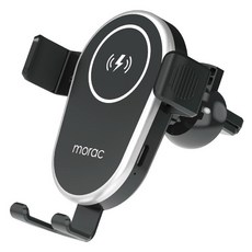 morac 조나 Z3 차량용 휴대폰 무선 충전 중력 거치대 MR-CC-ZNZ3, 블랙