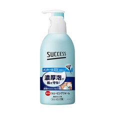 Kao 花王 SUCCESS 男士刮鬍順滑清爽泡沫刮鬍泡, 250g, 1瓶