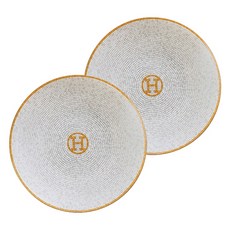 에르메스 모자이크 오 24 골드 브레드&버터 플레이트 026012P 16cm
