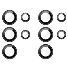 슈피겐 카메라 렌즈 tREZ핏 옵틱프로 강화유리 보호필름 2p 세트 블랙 AGL07425, 1세트