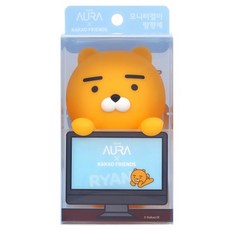 카카오방향제  AURA 카카오 모니터걸이 라이언 방향제 플라워바이플로랄향 4.5ml 1개 기타향 