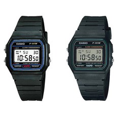 카시오 빈티지 전자 손목시계 2종 세트 F-91W-1D / F-91W-3D