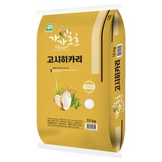 가가호호 2024년산 햅쌀 고시히카리 쌀, 특등급, 10kg, 1개 10kg, 1개