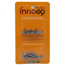이노공구 범용 스텐 나사 2종 세트 20mm 25mm 40pcs NIT110, 1세트