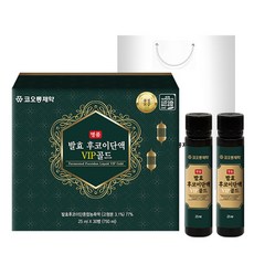 코오롱제약 명품 발효 후코이단액 VIP 골드 30p + 쇼핑백, 1개, 750ml - 부모님금선물