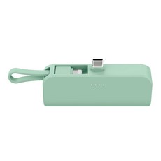 애니젠 도킹형 듀얼 미니 일체형 보조배터리 메인C타입 + 보조 8핀, AP-D1004-CHL, 민트