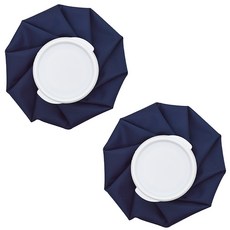 스포츠 냉각 가정용 냉찜질 얼음 주머니 네이비 15cm, 2개