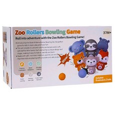 Becho Joy Kids 軟動物保齡球玩具套裝, 混色