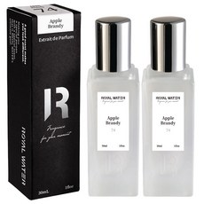 로얄워터 엑스트레 드 애플 브랜디 오 드 퍼퓸, 30ml, 2개 - 4711향수