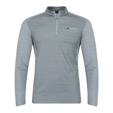 FERRA US 男款BF雙色配色局部打孔登山拉鍊襯衫 OCTM4BF5062