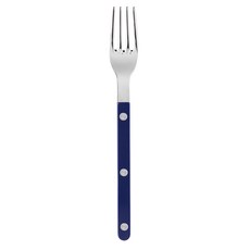 SABRE PARIS Bistrot復古酒館鈕扣系列點心蛋糕叉 16cm 亮面款, 海軍藍, 1個
