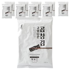 새벽바다 구워나온 곱창김 10p, 25g, 10개