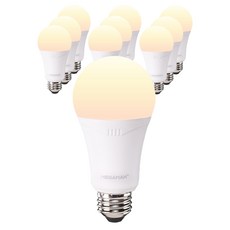 Vitson Wonha 燈泡 1 級 LED 洛克人燈泡 白色 12W YTA60Z2-122630, 黃光色, 10個