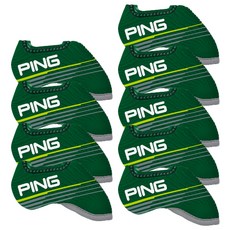 PING 2024年鐵桿套 9入 海軍藍, 綠色, 9個