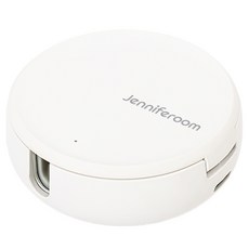 제니퍼룸 마카롱 칫솔 휴대용 무선 1인용 UV 미니 자동 건조 살균기 소형, JRTS0101WH, 밀크