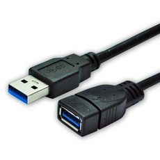 디옵텍 3.0버전 USB 연장 케이블 블랙 JUSTLINK U3AF50