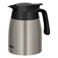 THERMOS 膳魔師 TTB-1001 不銹鋼真空保溫壺, 1.0L, 保溫保冷OK, 易清洗, 不鏽鋼霧面, 1個, 1L