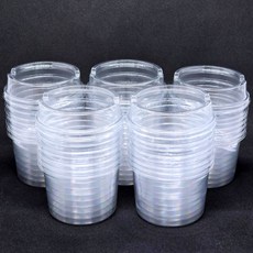 都市風情圓形提拉米蘇蛋糕容器 250ml, 1組, 50個
