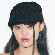 CORSAGE FLAT CAP IN - kappy모자