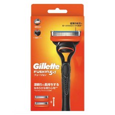 Gillette 吉列 FUSION 鋒隱手動握柄刮鬍刀*1支+替換刀片*2個, 1組