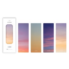 워너디스 미라이트 반투명 책갈피 4종 세트, 09 선셋, 1세트