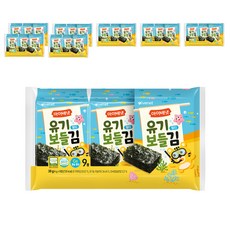 아이배냇 유아용 유기 보들김 멀티 9p, 김, 36g, 8개 - 유기보들김