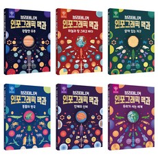 브리태니커 인포그래픽 백과 세트 전 6권, 전6권, 기탄출판, 앤드루 페티,콘래드 퀄티-하퍼 글/발렌티나 데필리...