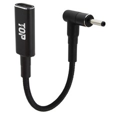 HDtop Type C 轉 DC PD100W 筆記型電腦充電線 15 cm x 3 mm x 1 mm, HT-CL038, 1個