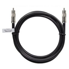 마하링크 국산 고급형 RCA 5C 동축 케이블 블랙, MLZ-CC030 (3m), 1개