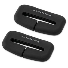 벤딕트 안전벨트클립 커버, 블랙, 2개 블랙, 2개