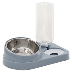 PASTEL PET 寵物半橢圓半自動供水式器, 1個, 灰色