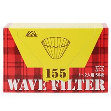 칼리타 웨이브 필터 화이트 KWF-155, 50개, 1세트 50개입, 1개