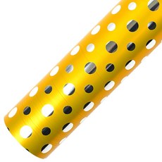 코코플러스 더블도트 롤 포장지 37.5cm x 17m, 옐로우, 1개