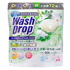 DoDoME 爽身粉超濃縮3D洗衣球 (72個), 72顆, 1袋