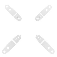 엘디엘 마운트 APL-MD110~130 모델 전용 베사 확장판 화이트, APL-MDA, 1개