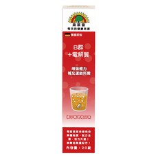 SUNLIFE 森萊富 B群+電解質發泡錠, 橘子葡萄柚口味, 20錠, 20顆, 80g, 1盒