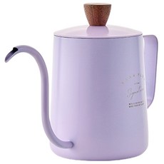 빈플러스 시그니처 커피 드립포트 구스넥 라일락, 단품, 600ml, 1개 단품, 600ml, 1개