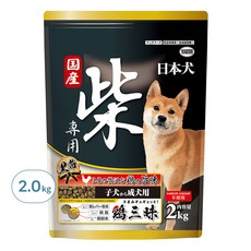 YEASTER 幼成犬黑帶乾飼料 日本犬柴專用, 雞三昧 2kg, 雞肉, 1袋