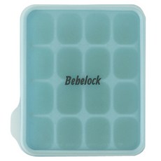 Bebelock 韓國產Elfa矽膠方塊 16格, 薄荷綠, 1個