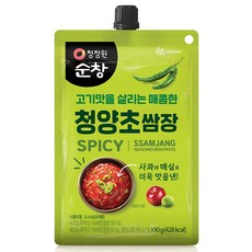 청정원 순창 청양초쌈장, 190g, 1개 - 삼층장