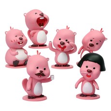 zanmangloopy 第3季角色道具迷你公仔 6種組, 1組