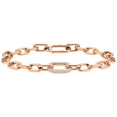 다니엘웰링턴 CRYSTAL LINK BRACELET 메탈팔찌 + 쇼핑백