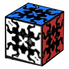 QIYICUBE KOREA 奇藝魔方 Gear 3X3魔術方塊, 混色