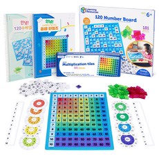 러닝리소스 수배열판 곱셉타일즈 활동세트 KS5103