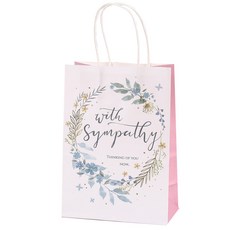 아이엔피 SYMPATHY 종이 쇼핑백 JK1639-1, 화이트, 12개
