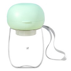 DING DONG PET Pet 2in1 便攜式蘑菇水瓶, 1個, 綠色