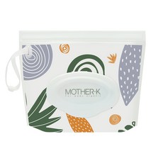 MOTHER-K 頂級乾濕兩用紙巾攜帶包, 小量分裝 便於攜帶 隨時隨地使用, 採用可重複利用材質 環保耐用, 1個