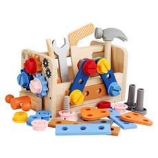 原木工具箱遊戲組, 混色, 1組