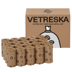 모몽 VETRESKA 강아지 풉백 배변봉투 리필, 커피, 20개입, 1개